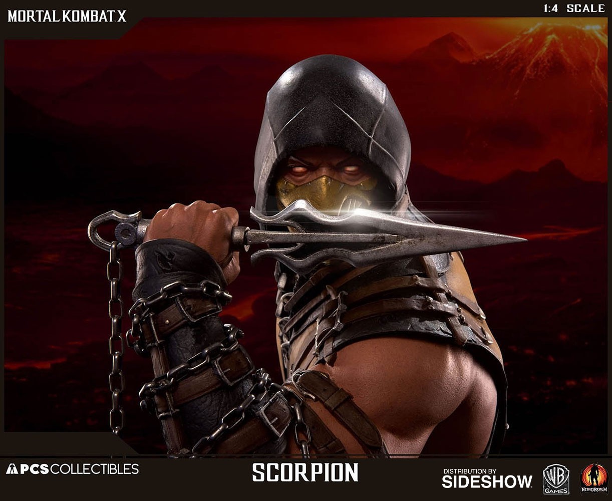 Mortal Kombat Scorpion Statues  Collector Edition View 7