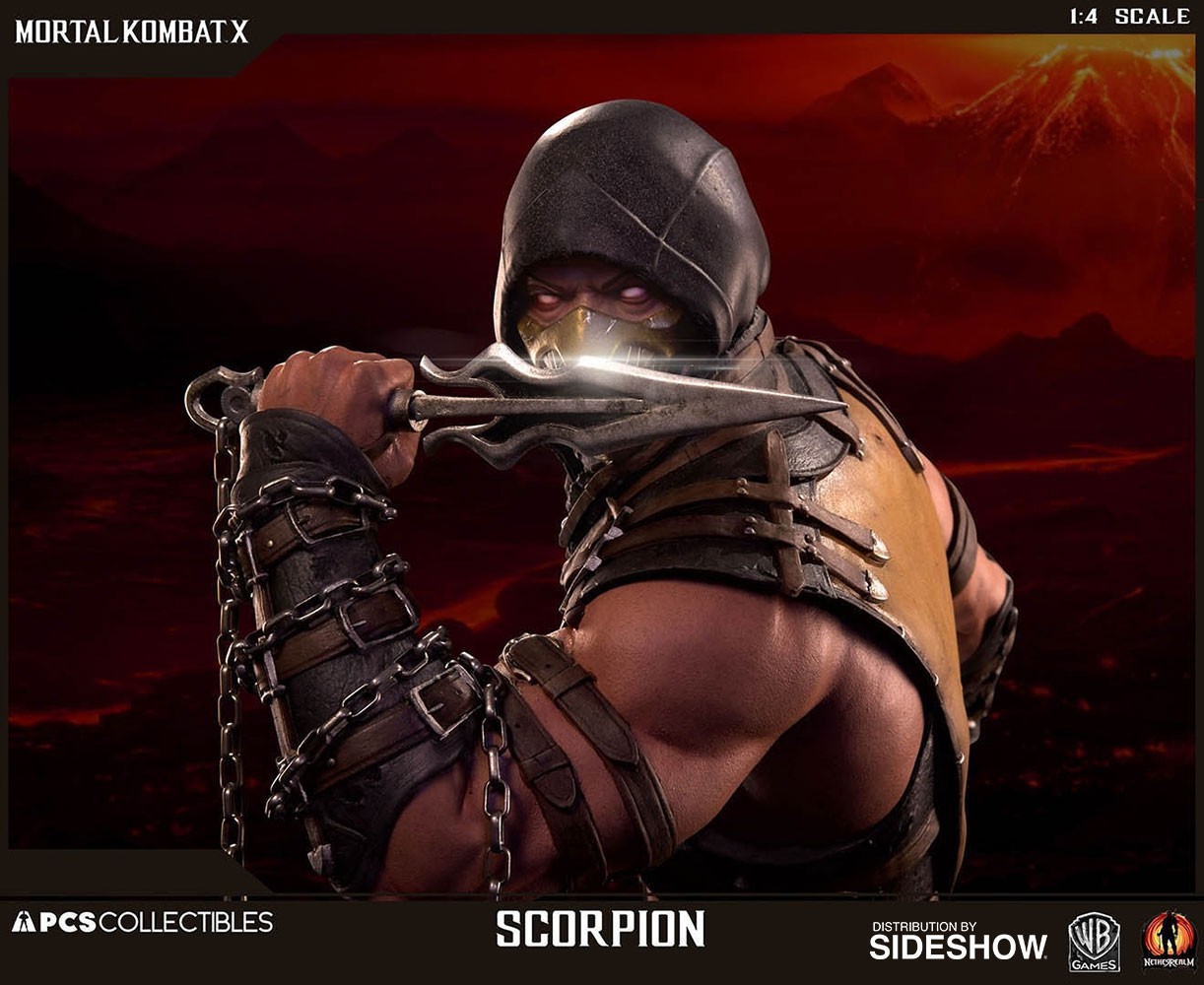 Mortal Kombat Scorpion Statues  Collector Edition View 8
