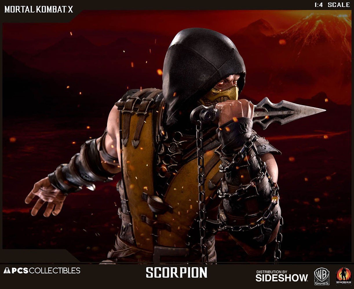 Mortal Kombat Scorpion Statues  Collector Edition View 10