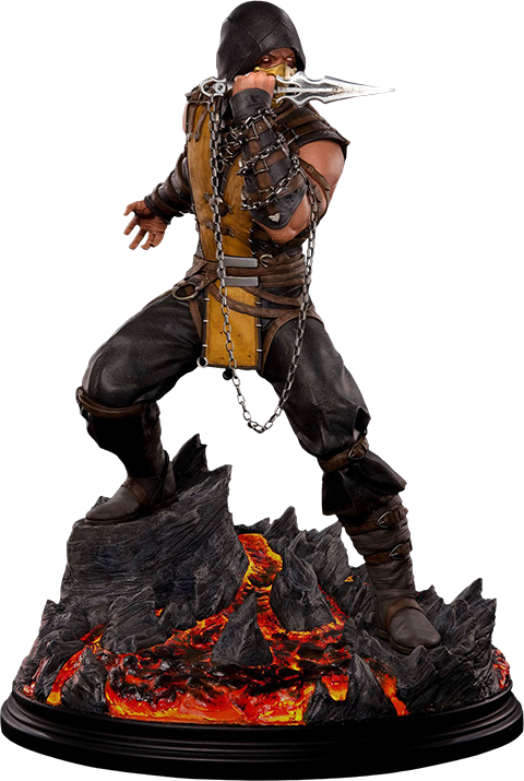 Mortal Kombat X Scorpion Life Size Statue