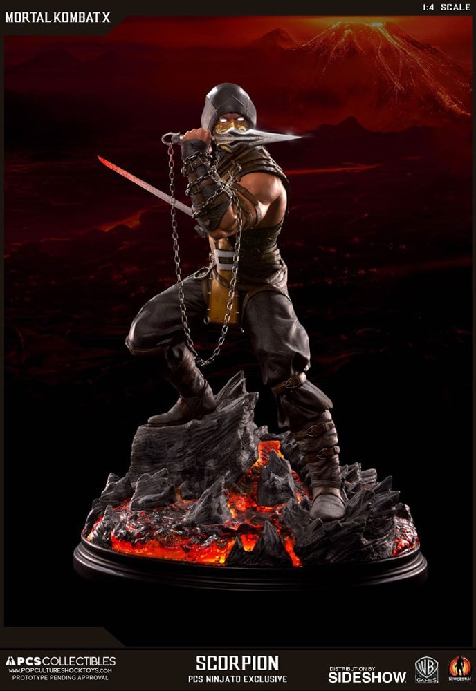 Mortal Kombat Scorpion Statues  Exclusive Edition View 4