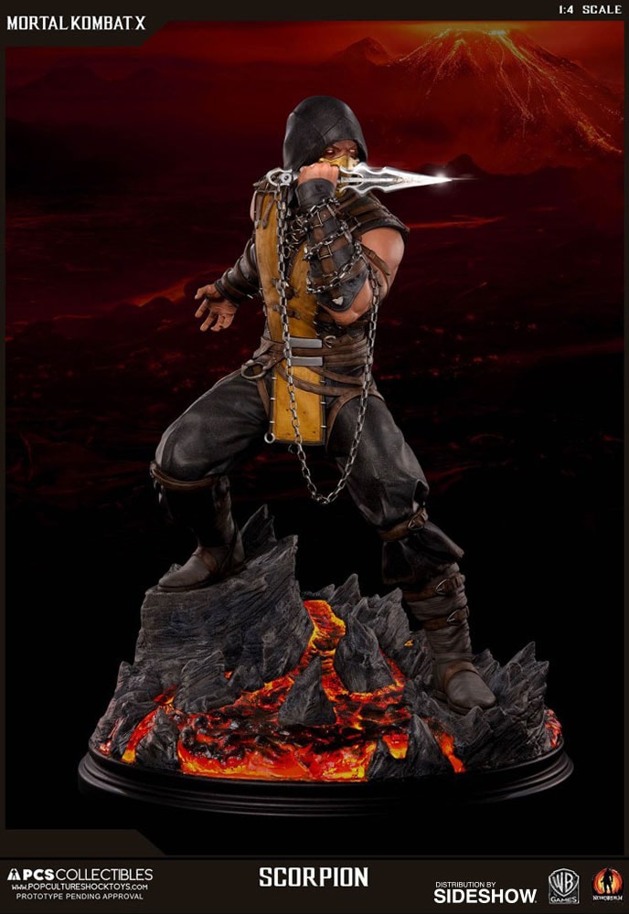 Mortal Kombat Scorpion Statues  Exclusive Edition View 6