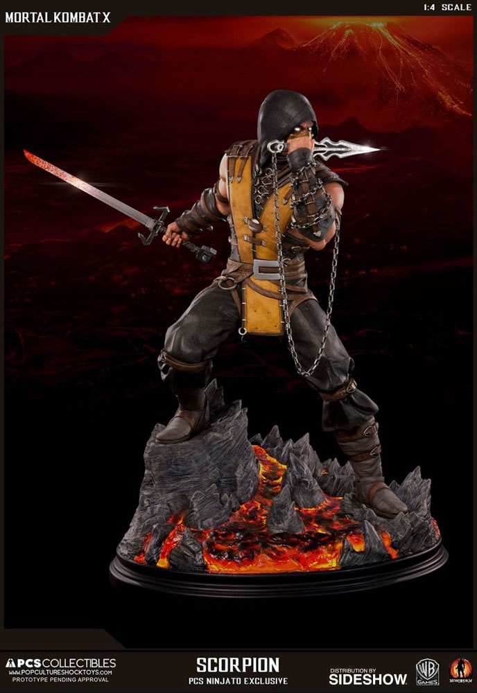 Mortal Kombat Scorpion Statues  Exclusive Edition View 7