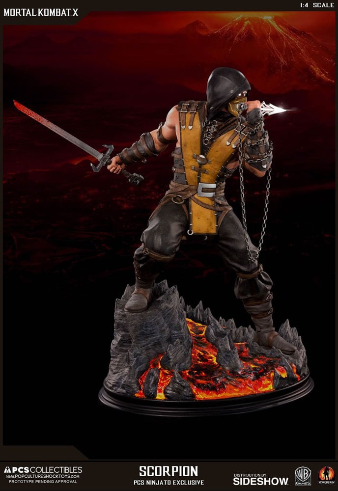 Mortal Kombat Scorpion Statues  Exclusive Edition View 8