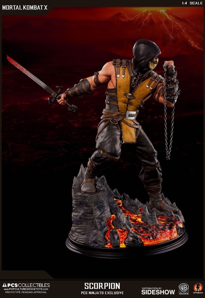 Mortal Kombat Scorpion Statues  Exclusive Edition View 10