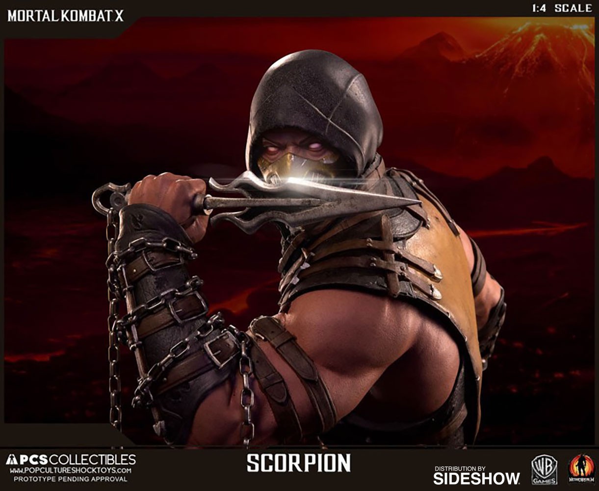 Mortal Kombat Scorpion Statue by Pop Culture Shock