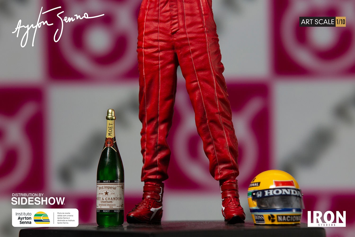 ブランドバッグ通販サイト Ayrton Sideshow | Studios Iron by Statue GP Japan 1988 Senna フォーミュラ
