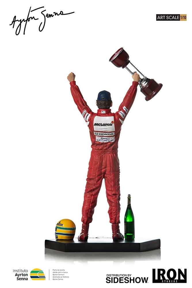 Ayrton Senna 1988 Japan GP Statue by Iron Studios | Sideshow