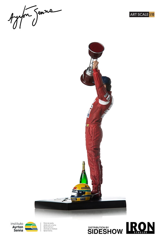 Ayrton Senna 1988 Japan GP Statue by Iron Studios | Sideshow