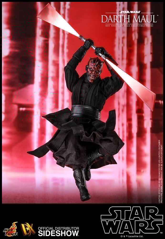 Darth Maul Phantom Menace Figure by Hot Toys | Sideshow Collectibles
