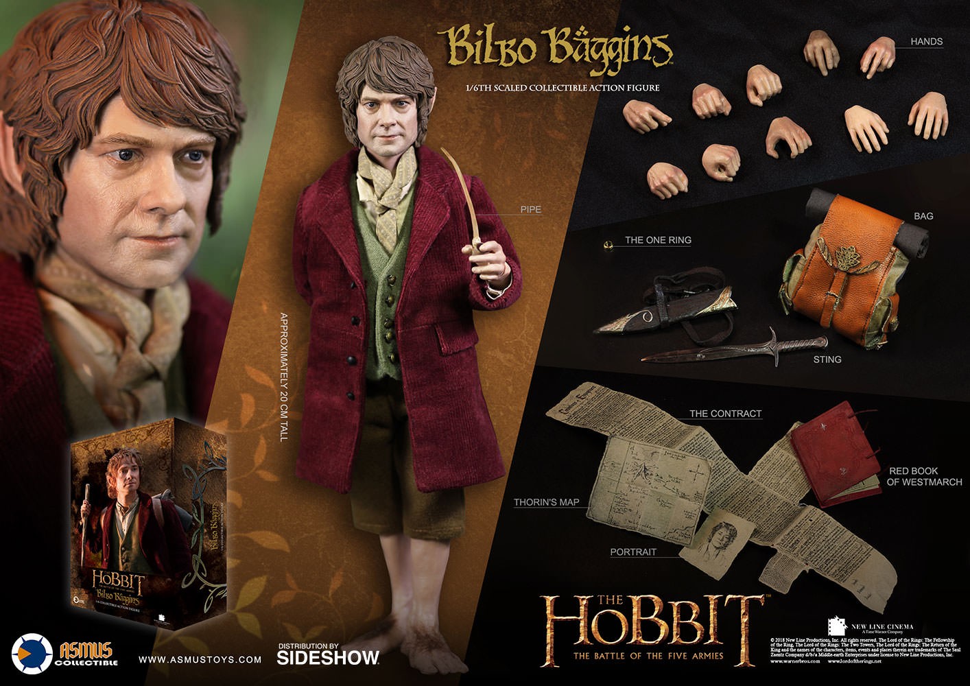 The Hobbit Bilbo Baggins Sixth Scale Figure  (Prototype Shown) View 2