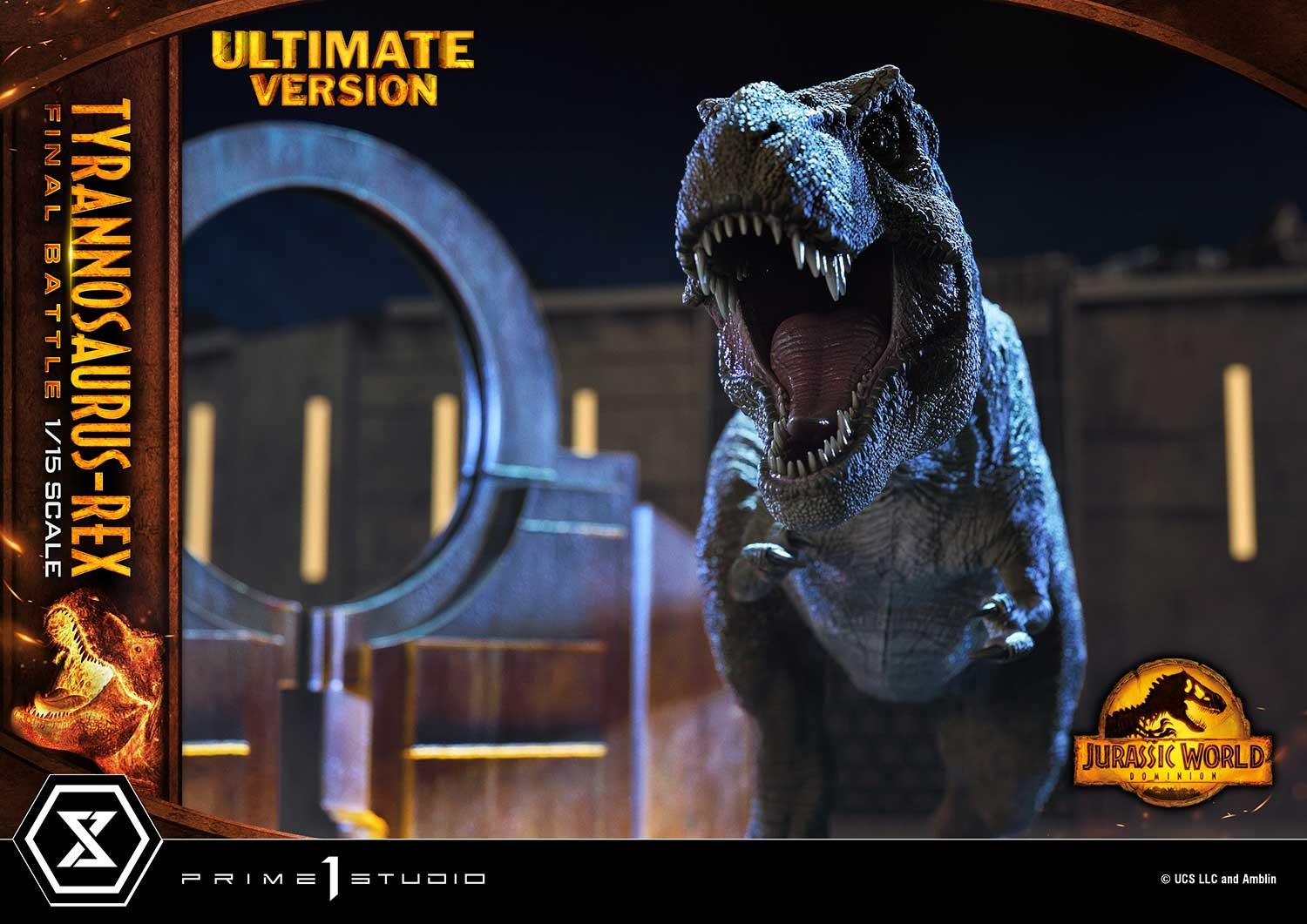 Jurassic World Dominion Tyrannosaurus-Rex Final Battle (Ultimate Version) Statues  (Prototype Shown) View 10