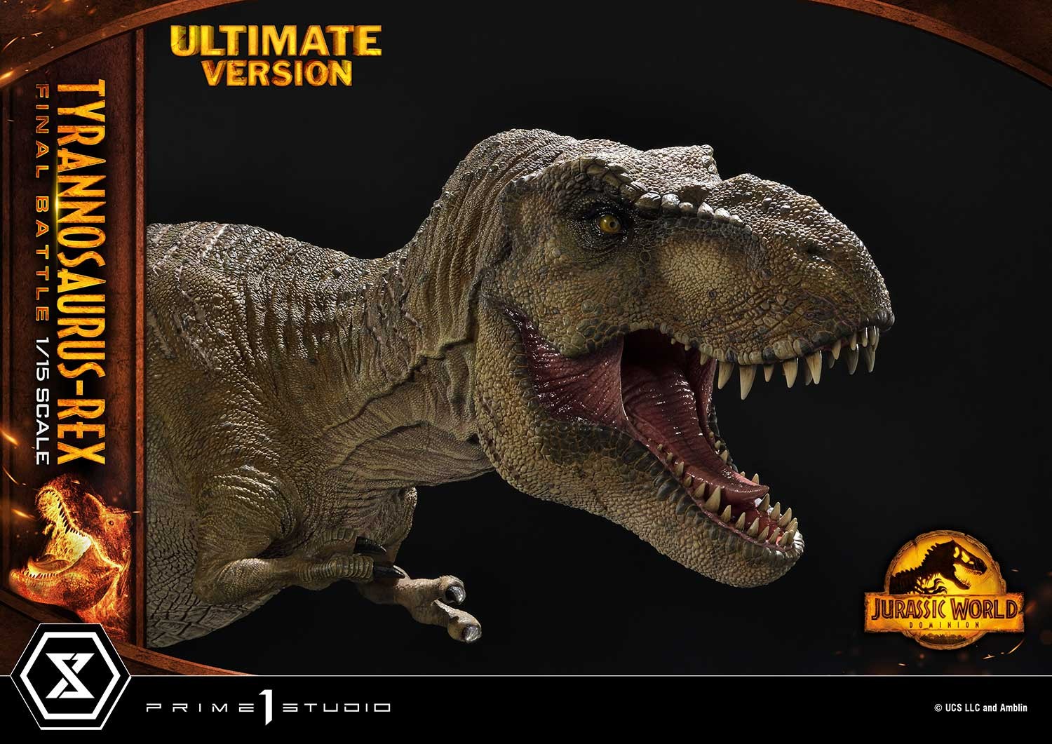 Jurassic World Dominion Tyrannosaurus-Rex Final Battle (Ultimate Version) Statues  (Prototype Shown) View 16