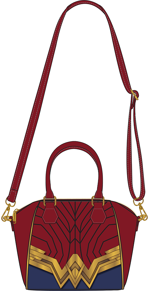 DC Comics Wonder Woman Crossbody Bag Apparel by Loungefly