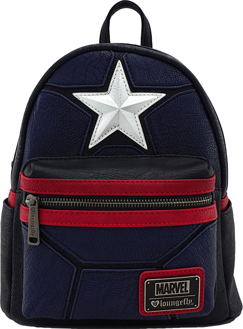【Lounge Fly】Marvel llic Captain Cosplay Mini Backpack 99711-1.jpg