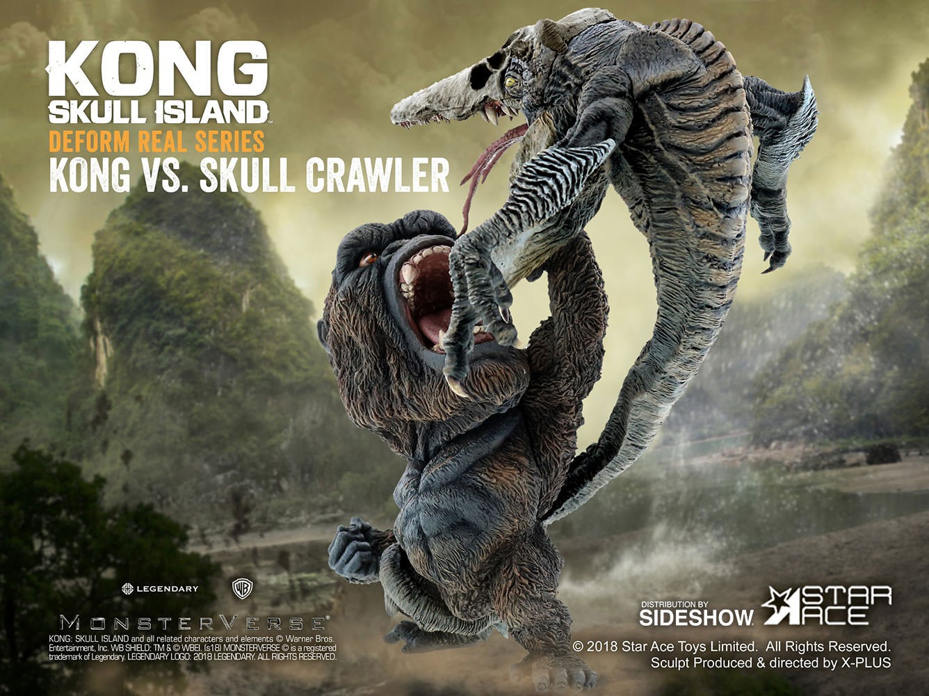 Kong: Skull Island Kong vs Skullcrawler Diorama  (Prototype Shown) View 3