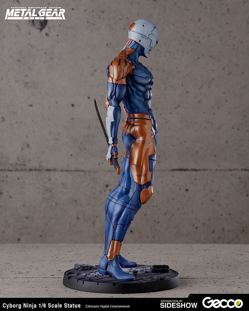 Metal Gear Solid Cyborg Ninja Statues  (Prototype Shown) View 11