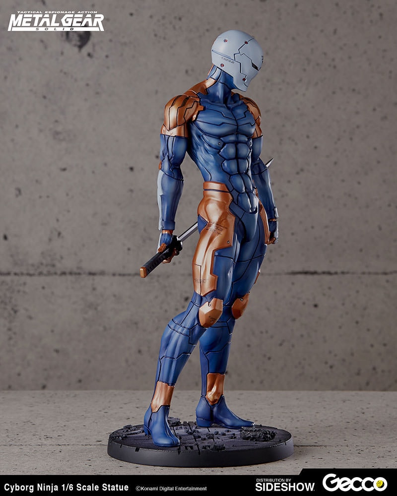 Metal Gear Solid Cyborg Ninja Statues  (Prototype Shown) View 12