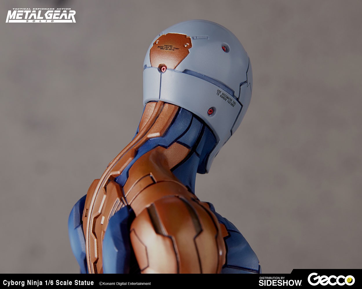 Metal Gear Solid Cyborg Ninja Statues  (Prototype Shown) View 17