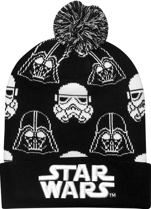 Darth Vader Stormtrooper Black and White Beanie- Prototype Shown