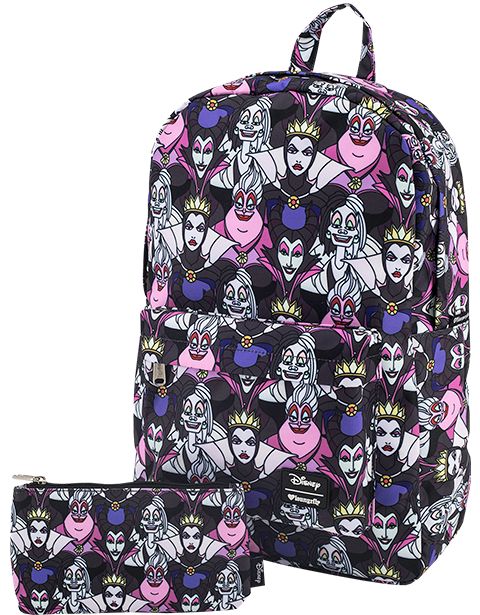 Villains All Over Print Backpack- Prototype Shown