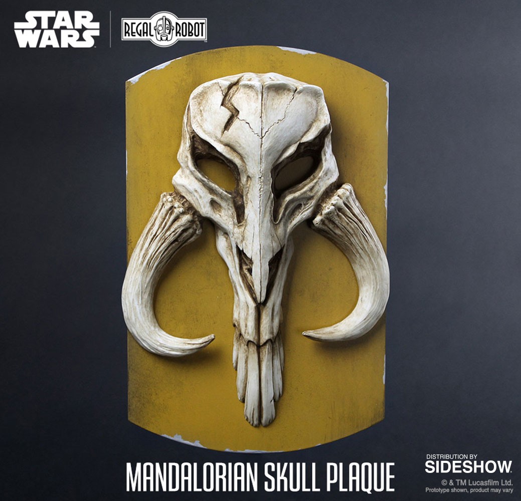 Mandalorian Skull Plaque- Prototype Shown