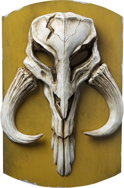 Mandalorian Skull Plaque