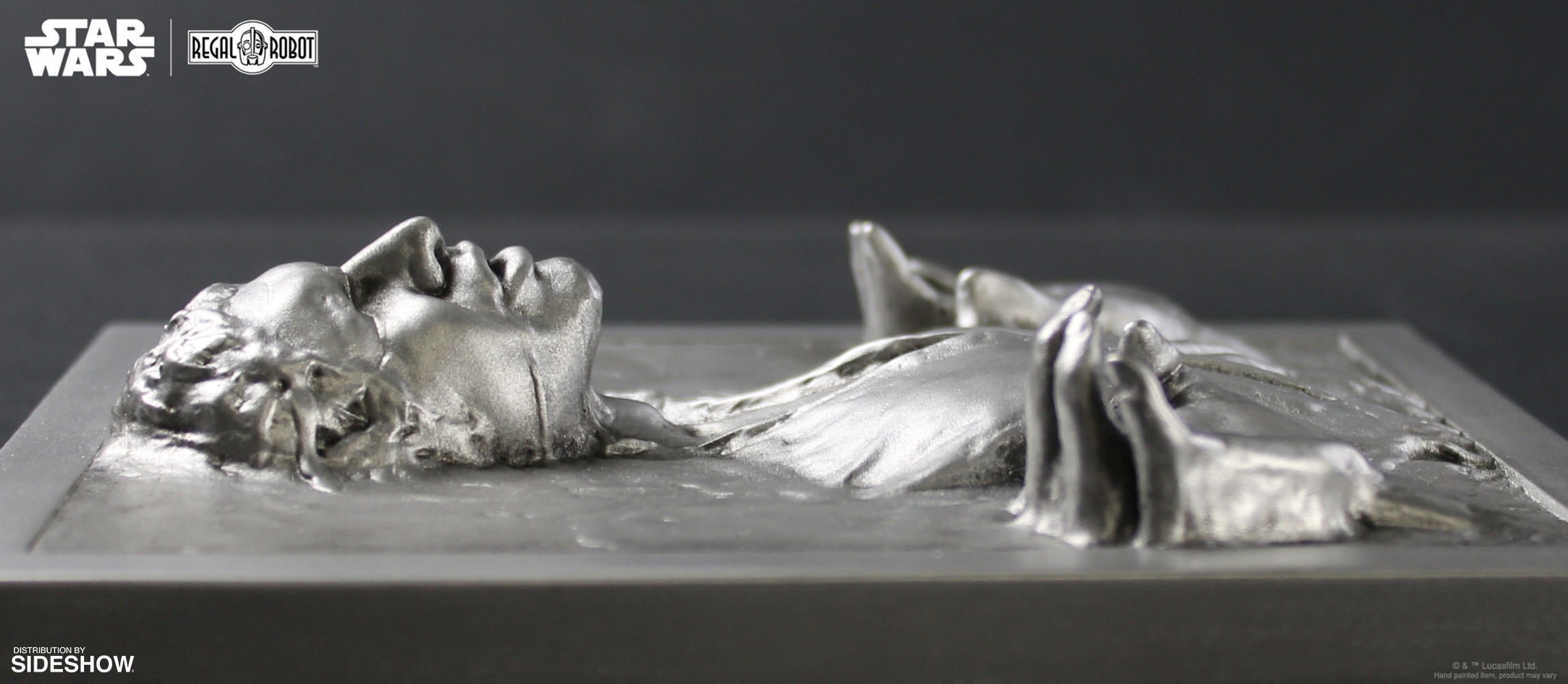 Star Wars Han Solo in Carbonite Mini Plaque Statue by Regal | Sideshow  Collectibles, image size:2293x1000