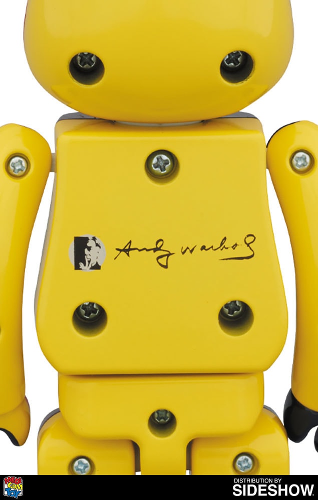Super Alloyed Bearbrick Andy Warhol 200 Figure by Medicom