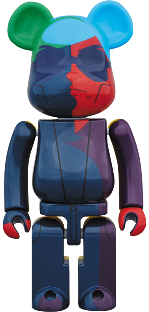 Super Alloyed Bearbrick Andy Warhol 200 Figure by Medicom