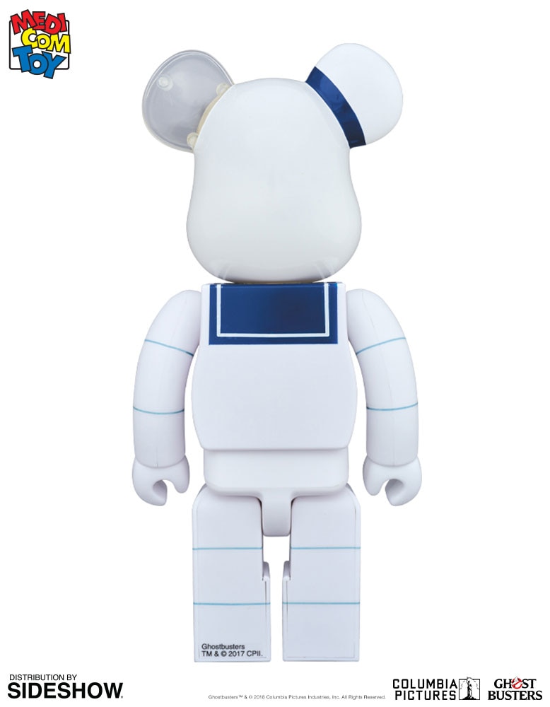 Ghostbusters Bearbrick Stay Puft Marshmallow Man 400 Figure Ghostbusters Bearbrick Stay Puft Marshmallow Man 400 Figure