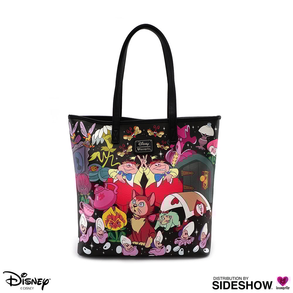 JILLSTUART × DISNEY [ALICE] PRINT MINI TOTE BAG BMH512 Disney Alice Character Print Tote Bag by Loungefly