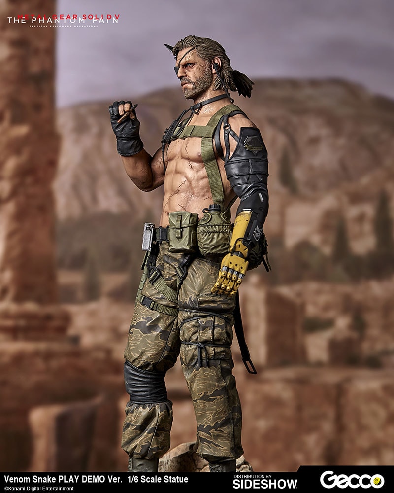 Venom Snake Play Demo Version Statue by Gecco | Sideshow Collectibles
