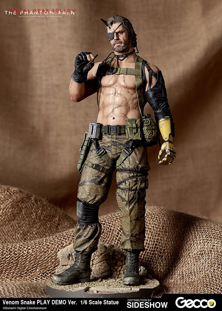GECCO メタルギアソリッド ヴェノムスネーク  PLAY DEMO Ver. Venom Snake Play Demo Version Statue by Gecco | Sideshow Collectibles