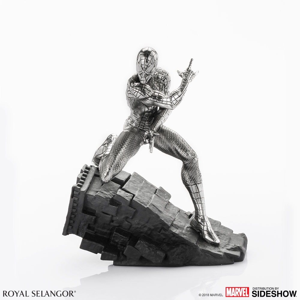 Marvel Spider-Man Webslinger Figurine Pewter Collectible  (Prototype Shown) View 3