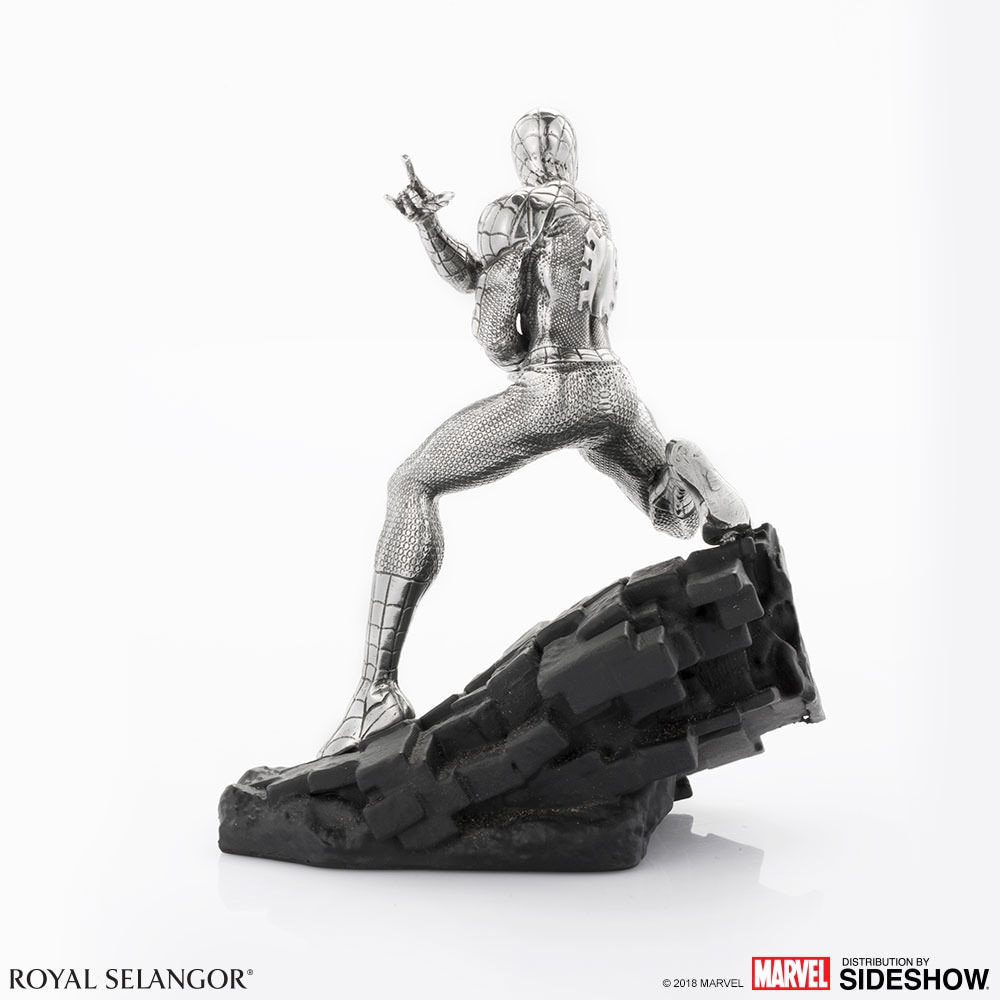 Marvel Spider-Man Webslinger Figurine Pewter Collectible  (Prototype Shown) View 7
