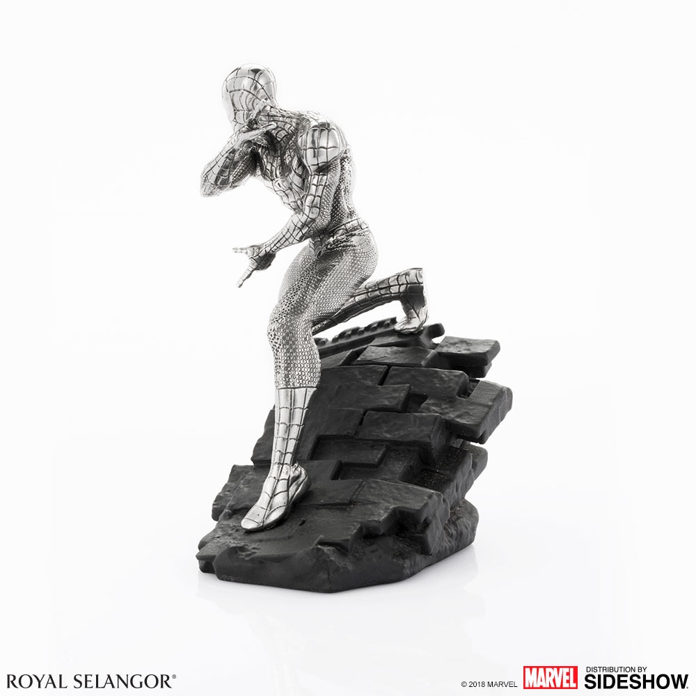 Marvel Spider-Man Webslinger Figurine Pewter Collectible  (Prototype Shown) View 8