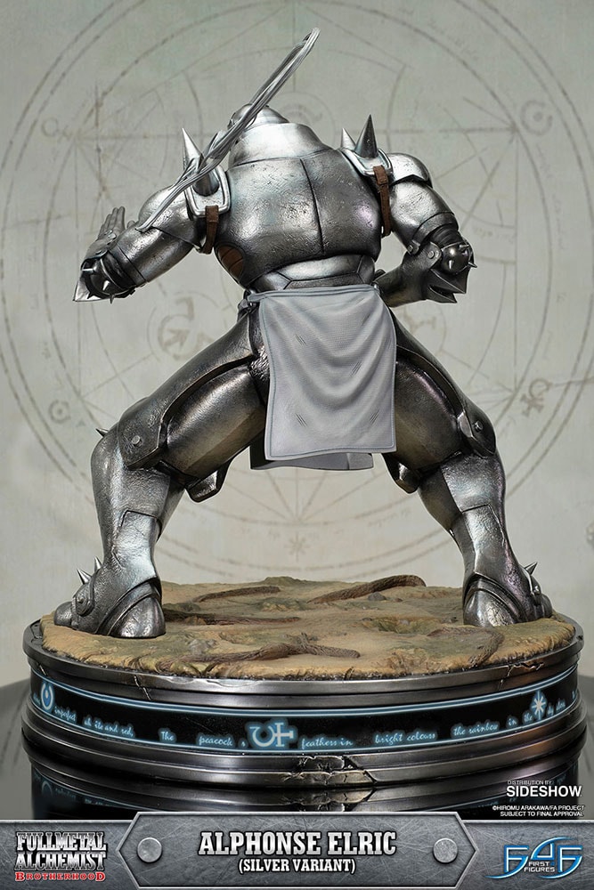 FULLMETAL ALCHEMIST BROTHERHOOD Statue Alphonse Elric Silver Version F4f 5060316621837