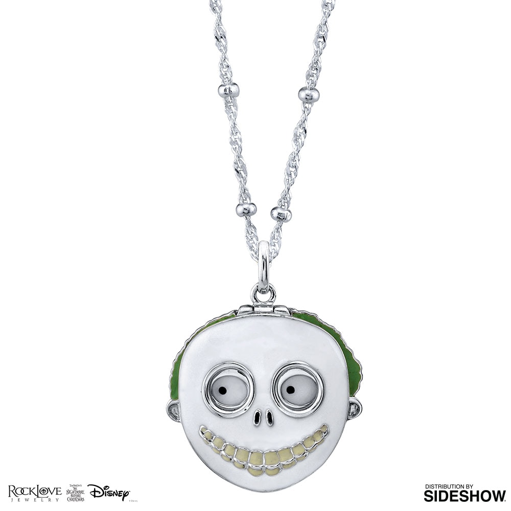 Nightmare Before Christmas Barrel Mask Necklace Jewelry  (Prototype Shown) View 1