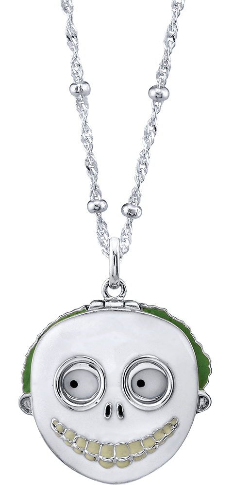 Nightmare Before Christmas Barrel Mask Necklace Jewelry  (Prototype Shown) View 3