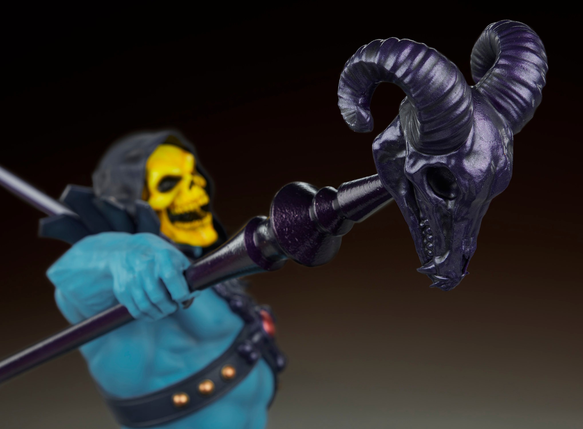 Masters of the Universe Skeletor & Panthor Classic Deluxe Sixth Scale Maquette  (Prototype Shown) View 16