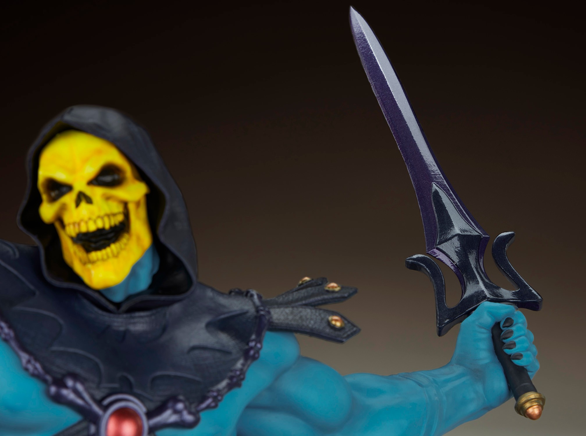 Masters of the Universe Skeletor & Panthor Classic Deluxe Sixth Scale Maquette  (Prototype Shown) View 17