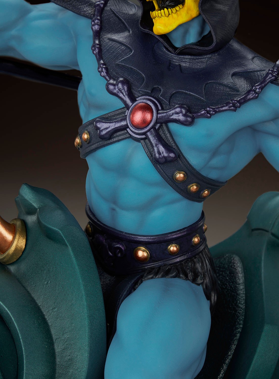 Masters of the Universe Skeletor & Panthor Classic Deluxe Sixth Scale Maquette  (Prototype Shown) View 18