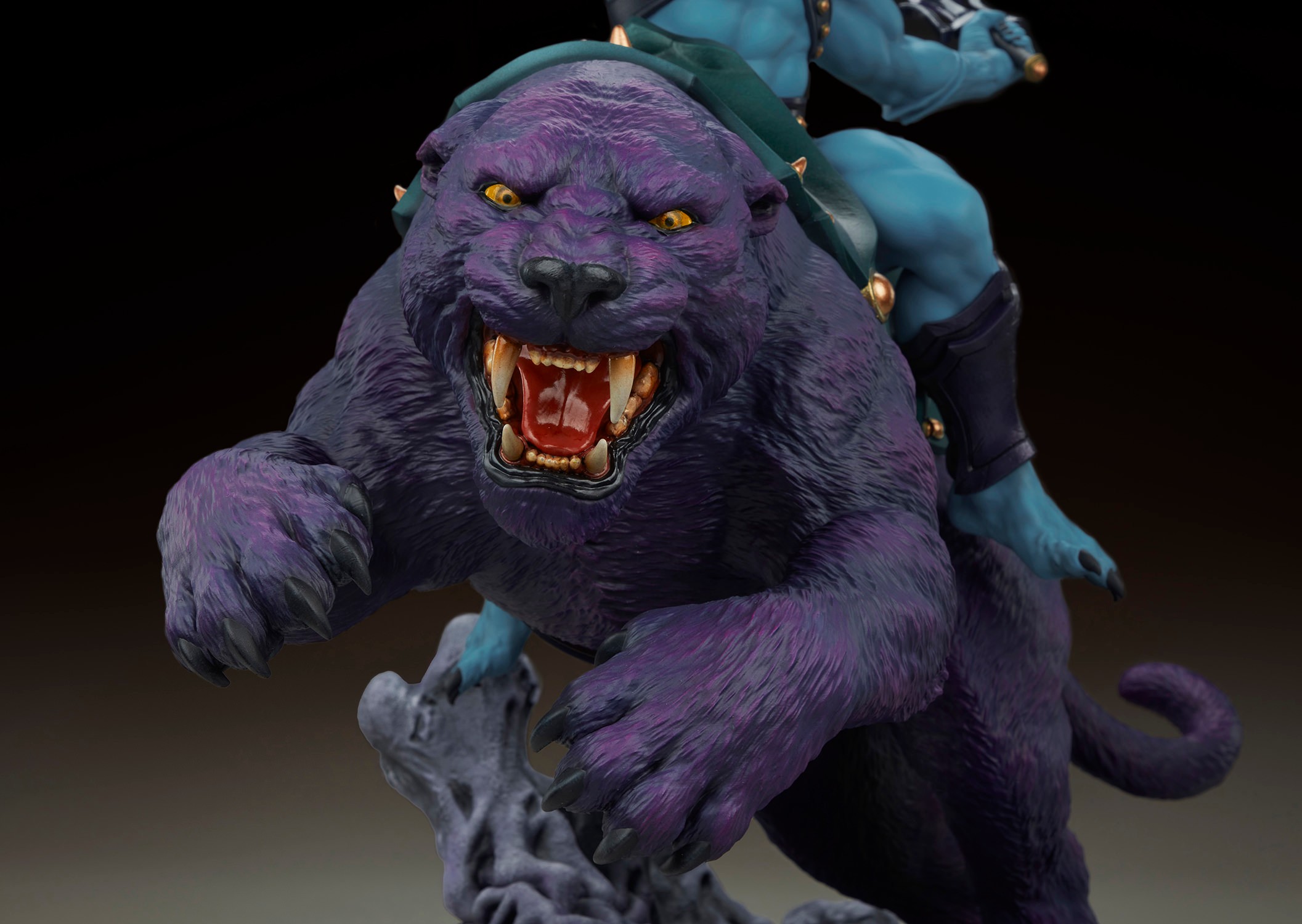 Masters of the Universe Skeletor & Panthor Classic Deluxe Sixth Scale Maquette  (Prototype Shown) View 20