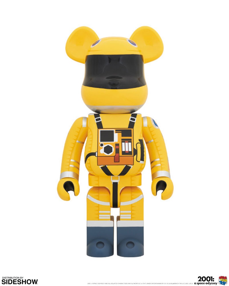 Be@rbrick Space Suit Green Helmet & Orange Suit Ver. 1000