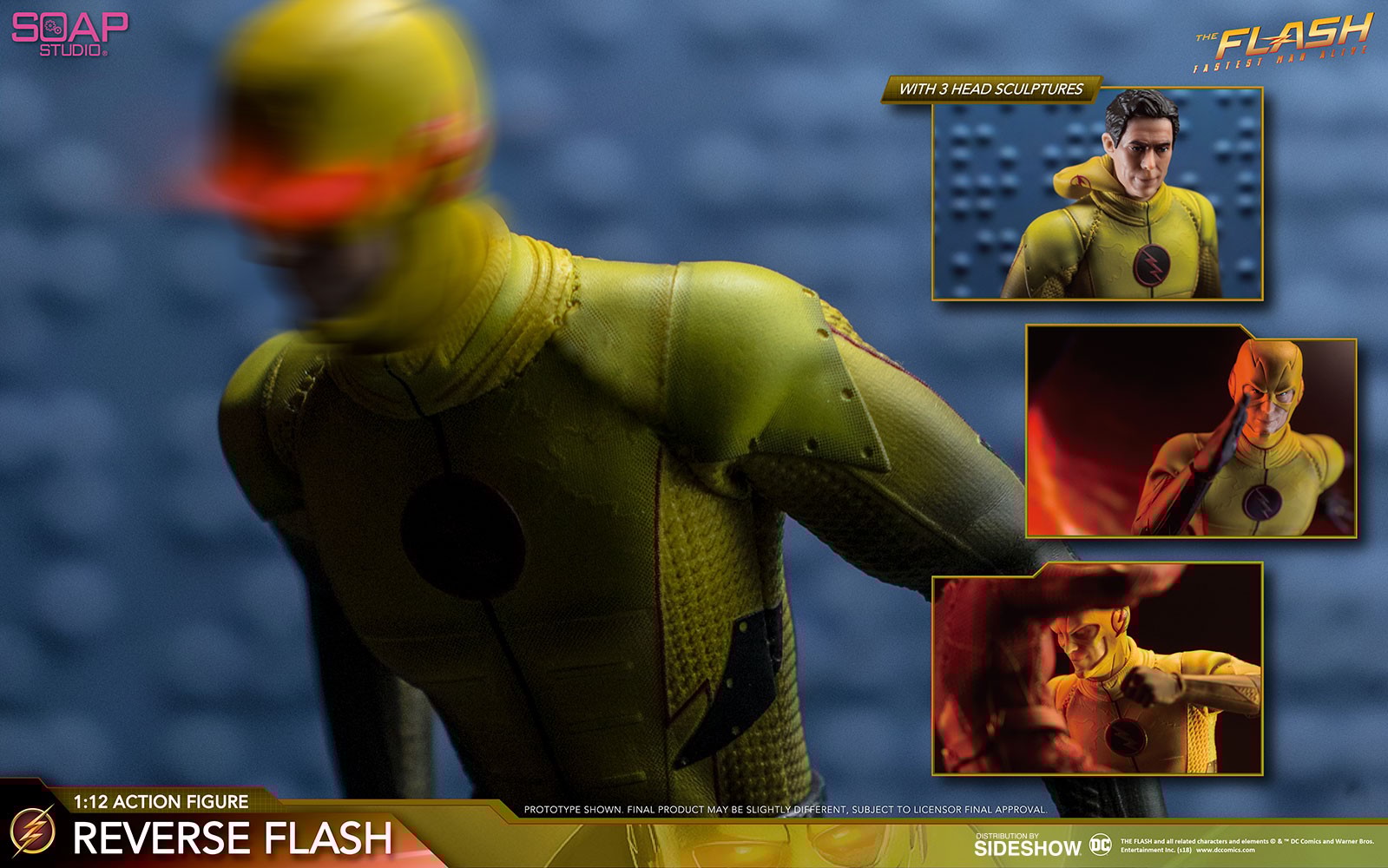 DC Comics Reverse Flash Figure by Soap Studio | Sideshow Collectibles