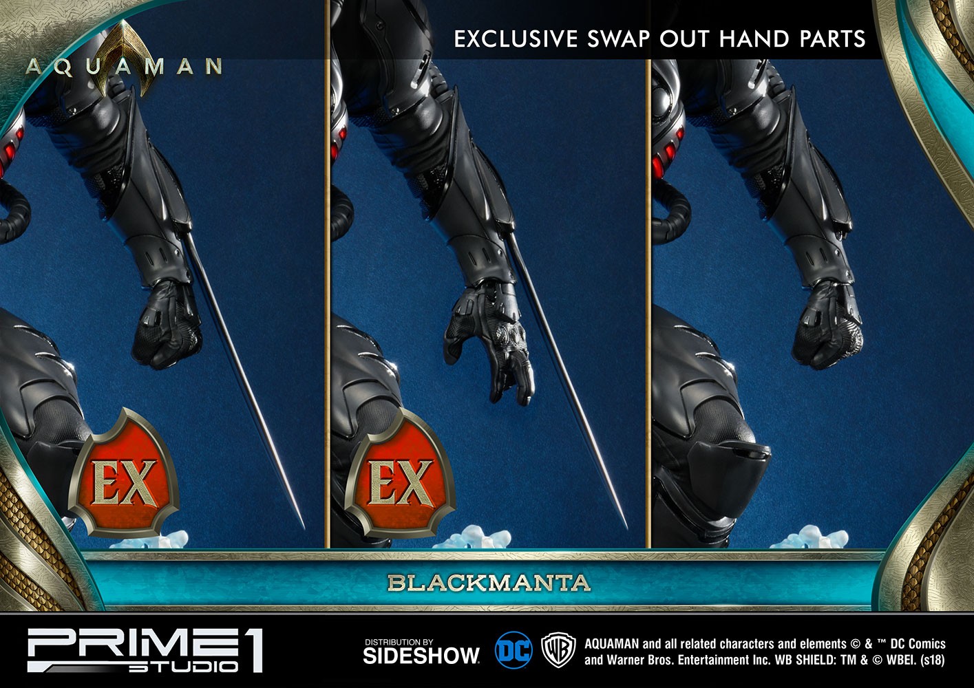 DC Comics Black Manta Statues  Exclusive Edition (Prototype Shown) View 18