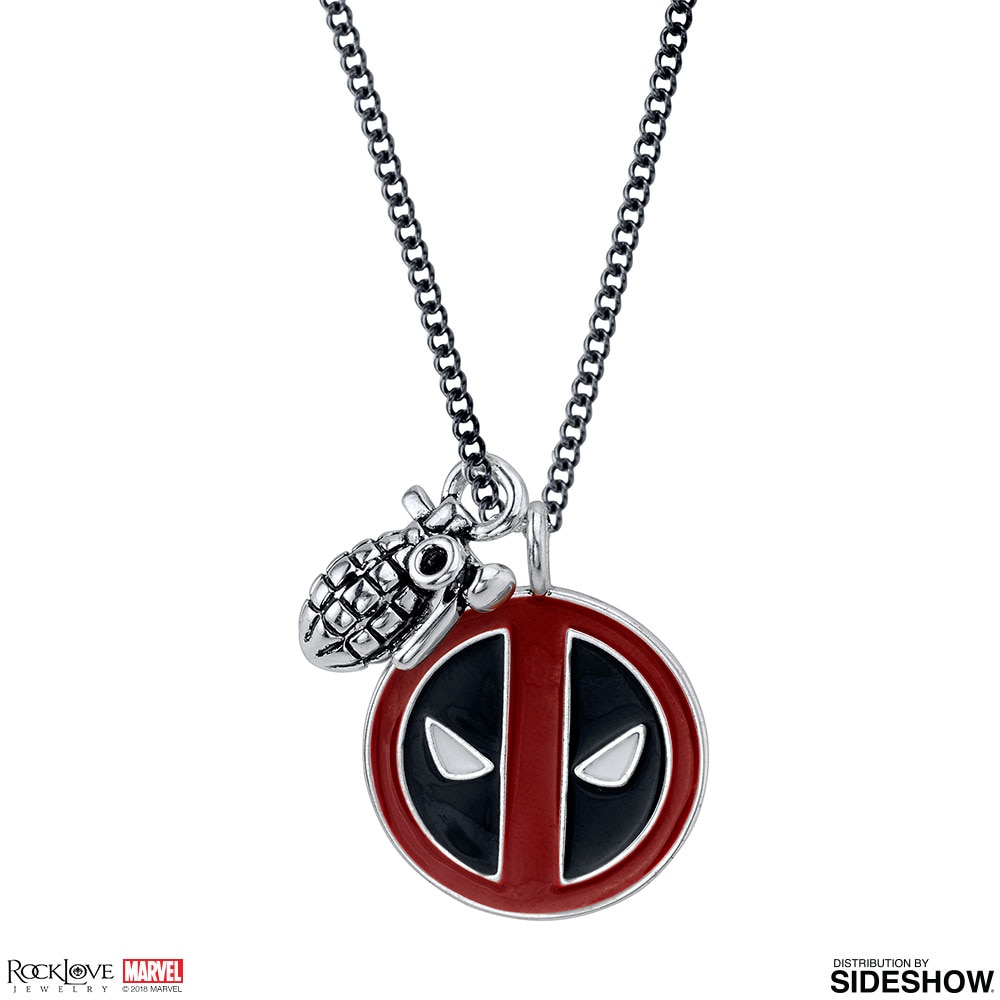 Marvel Deadpool Merc with a Mouth Necklace Jewelry  (Prototype Shown) View 1