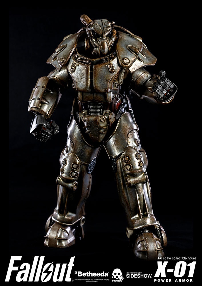 Fallout X-01 Power Armor Collectible Figure  (Prototype Shown) View 11