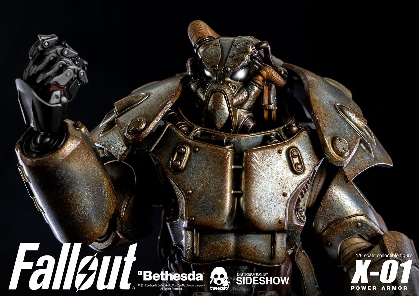 Fallout X-01 Power Armor Collectible Figure  (Prototype Shown) View 12